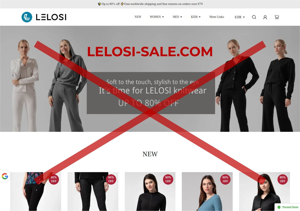 Obavijest o lažnoj internetskoj trgovini