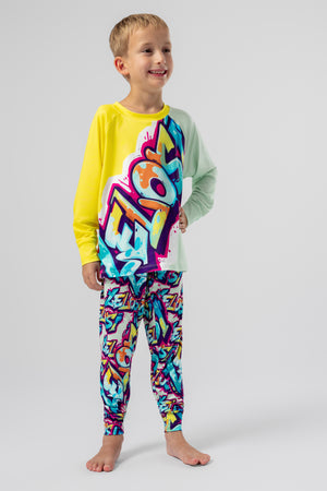 lelosi dječja pidžama happycolours 1