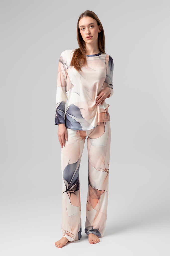 lelosi pidžama relaxed frond 0